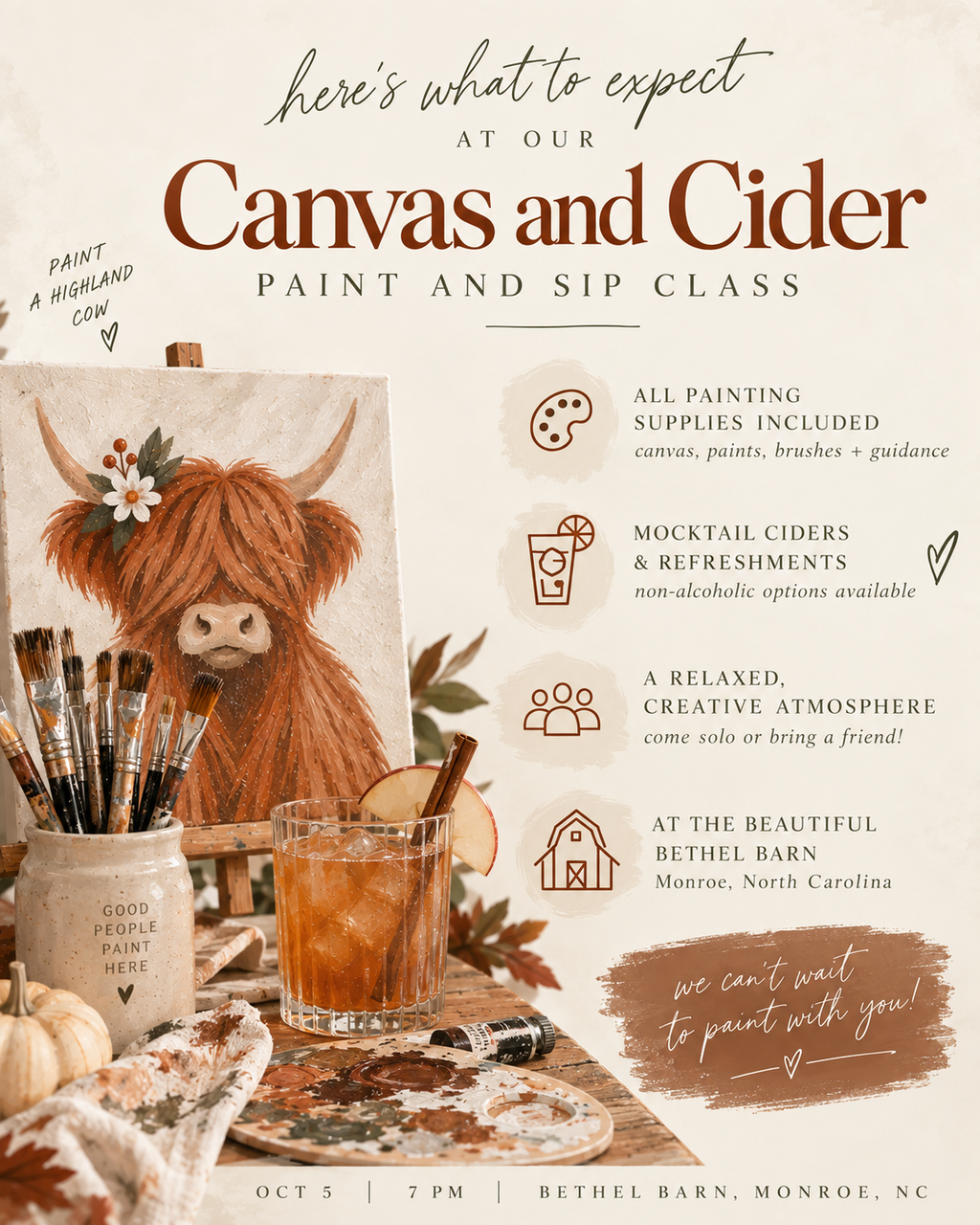 Canvas and Cider Ticket