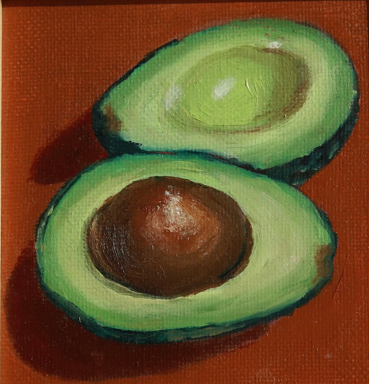 The Other Half: 4x4' Oil Painting on Canvas (Frame Included)