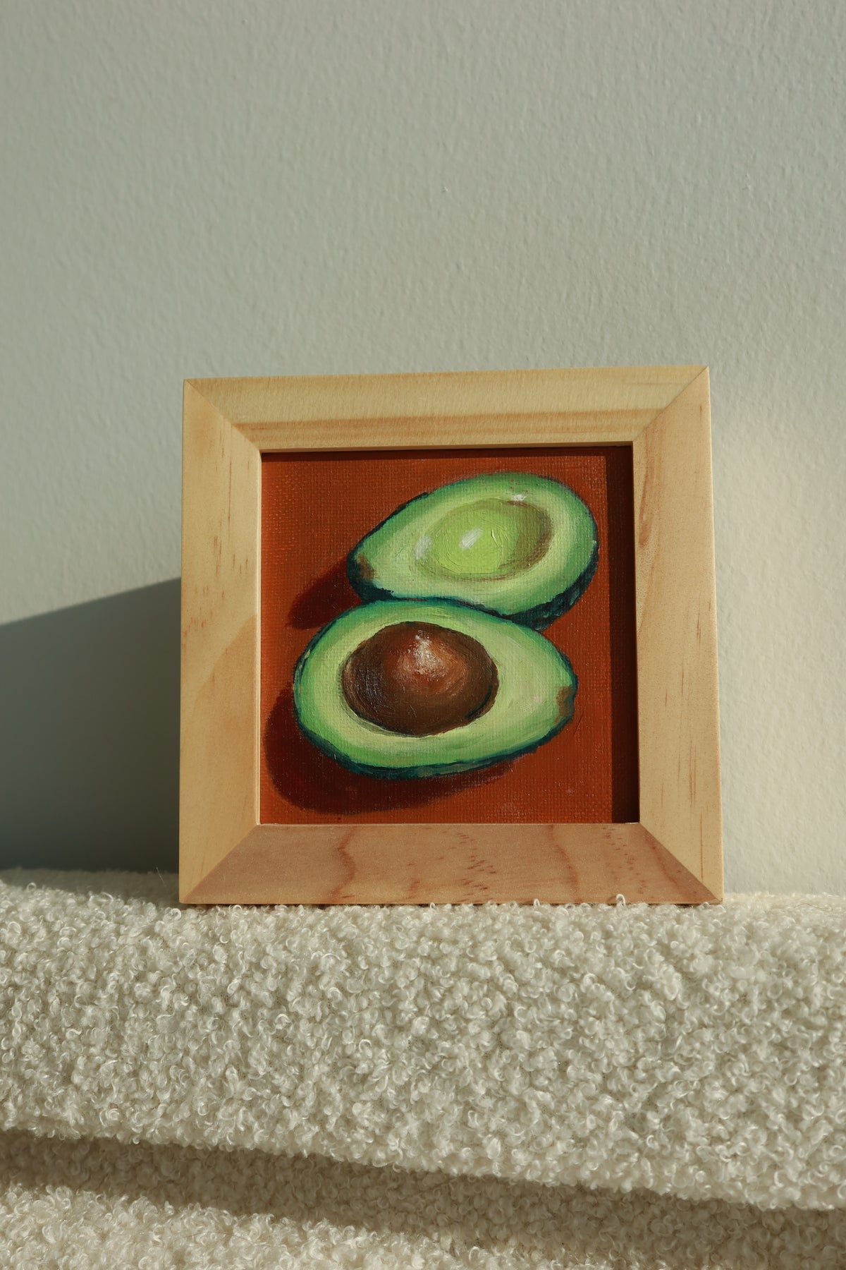 The Other Half: 4x4' Oil Painting on Canvas (Frame Included)