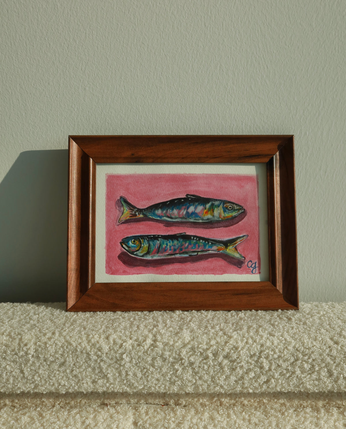 With A Chance- 5x7" Original Painting with Frame Included