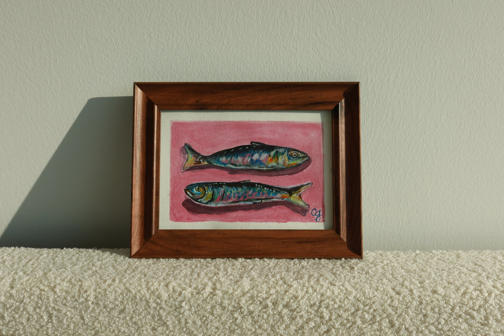 With A Chance- 5x7" Original Painting with Frame Included