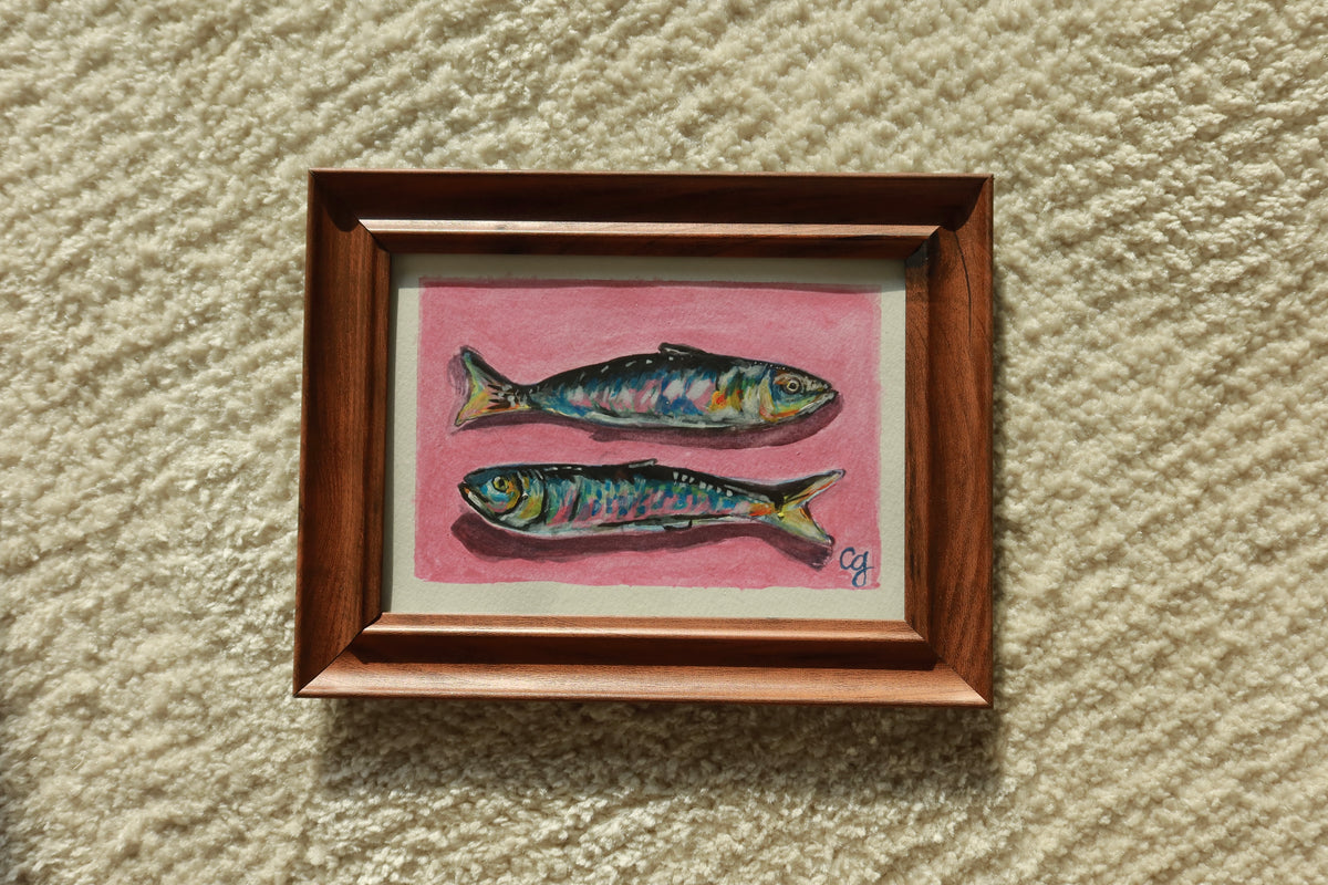 With A Chance- 5x7" Original Painting with Frame Included