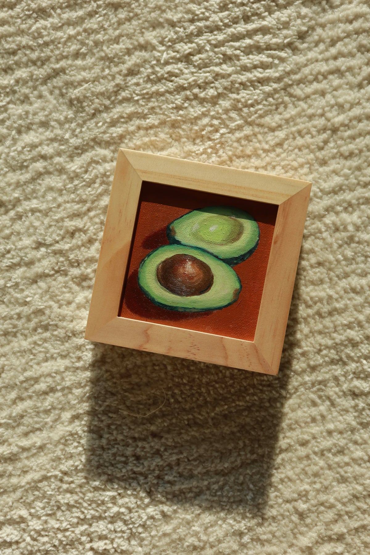 The Other Half: 4x4' Oil Painting on Canvas (Frame Included)
