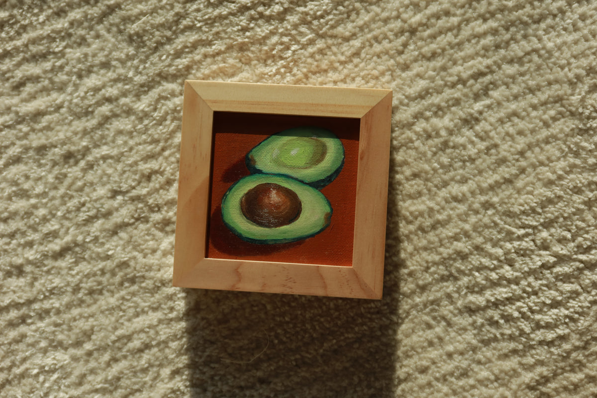 The Other Half: 4x4' Oil Painting on Canvas (Frame Included)