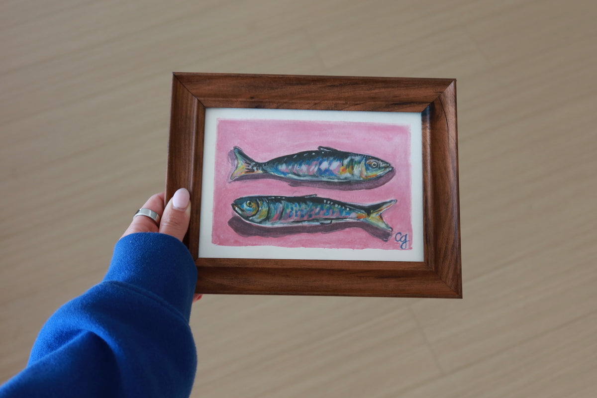 With A Chance- 5x7" Original Painting with Frame Included